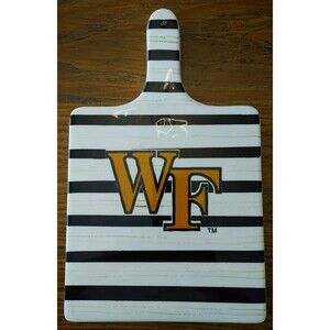 WFU Team Spirit Wake Forest Cheese Charcuterie Board Set With Knives